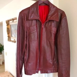 Vintage 1970's Peter Caruso Leather Jacket